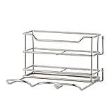 Полиця тримач для фена у ванну. Кріплення поличка для фена з неіржавкої сталі Настінний тримач, фото 3