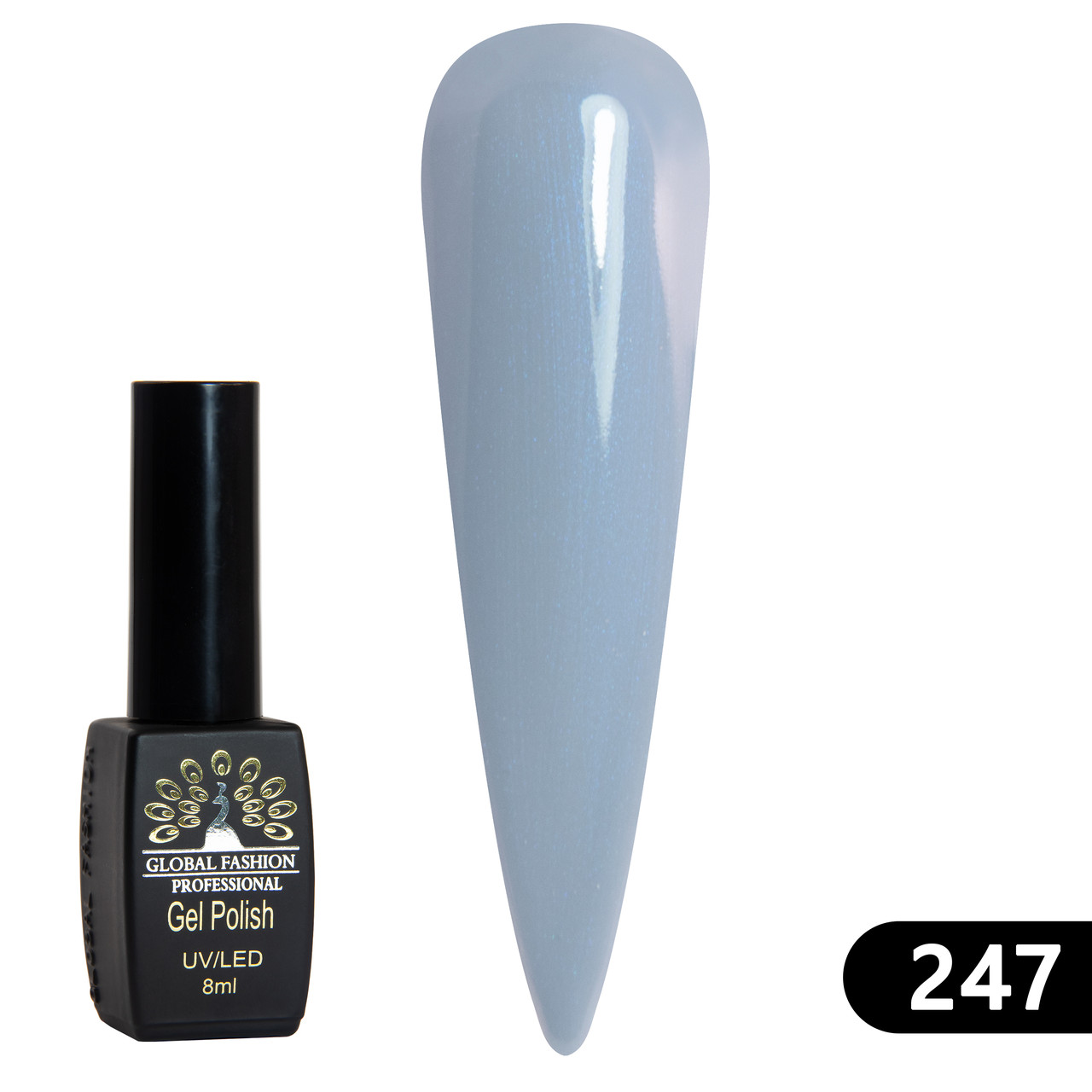 Гель-лак Global Fashion BLACK ELITE (8 мл) 247