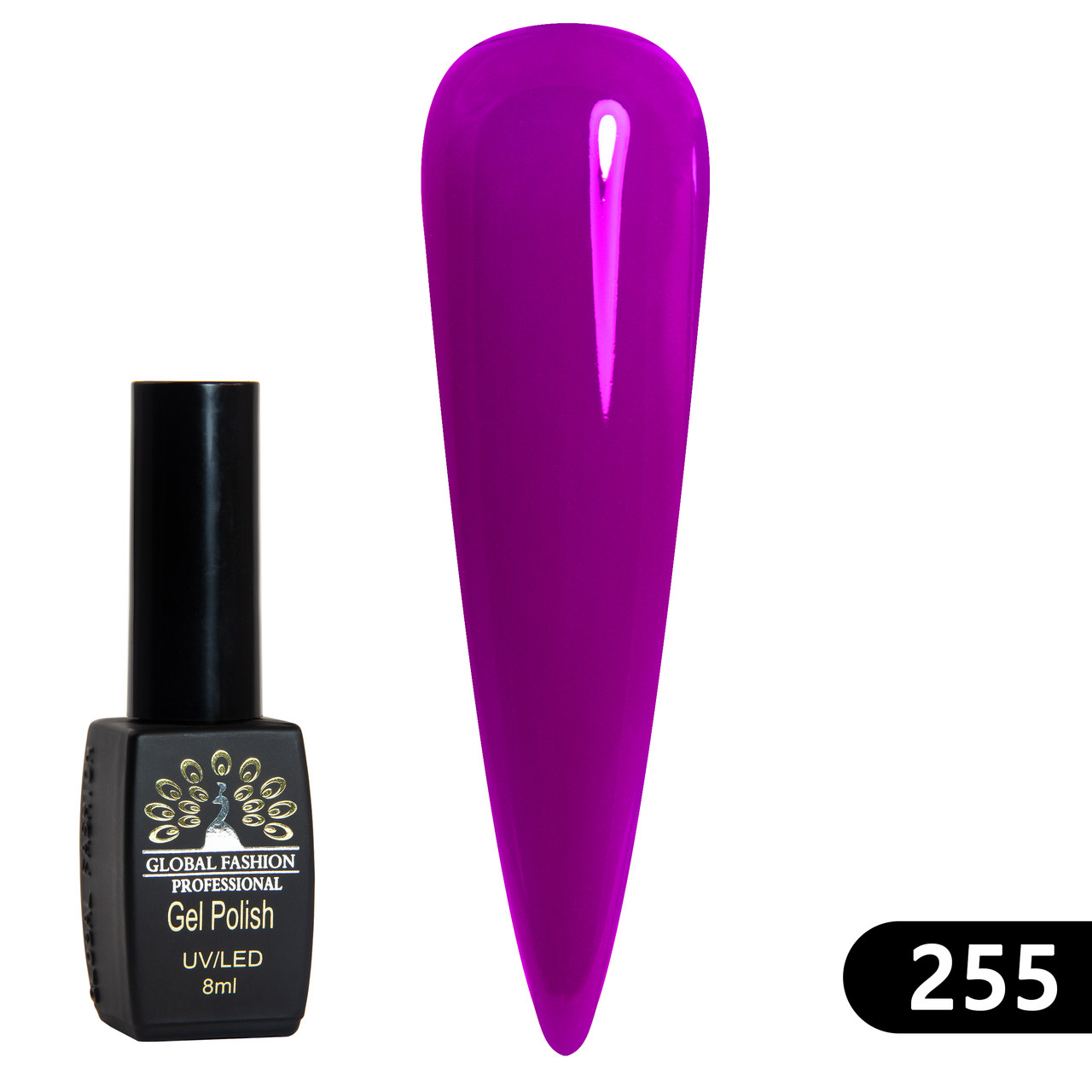 Гель-лак Global Fashion BLACK ELITE (8 мл) 255