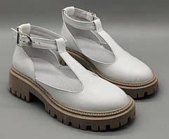 Madlen стильні шкіряні демісезонні туфлі для дівчаток, дівчат і жінок.