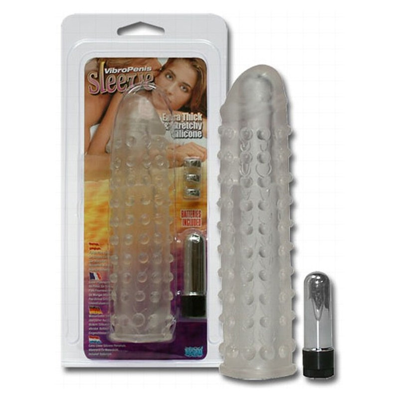 Подовжувальна вібронасадка Vibro Penis Sleeve
