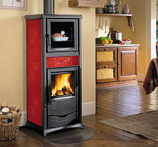 Піч-камін Nordica TERMOROSSELLA PLUS FORNO DSA 4.0 LIBERTY BORDEAUX, фото 3