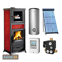 Піч-камін Nordica TERMOROSSELLA PLUS FORNO DSA 4.0 LIBERTY BORDEAUX, фото 4