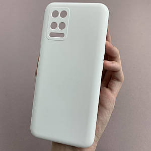 Чохол для Oppo A54 силікон кейс чохол з мікрофіброю на телефон оппо а54 білий r4e