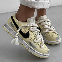 Кроссовки Nike SB Dunk Low Yellow, Женские кроссовки, найк данк