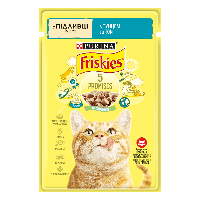 Корм для котов Friskies (Фрискис) с тунцом кусочки в соусе 85 г, Purina