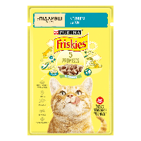 Корм для котів Friskies (Фріскіс) з тунцем шматочки у підливці 85 г, Purina