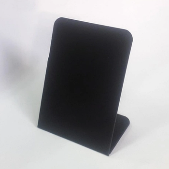 Цінник Tetris L-подібний вертикальний крейдяний пластиковий 10*7 см 25 шт./1уп Чорний (KG-10860)