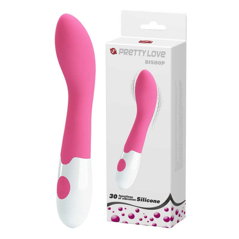 Вібратор Pretty Love Bishop silicone, 30 функцій вібрації