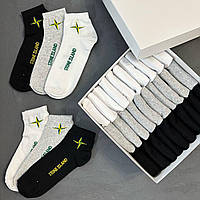 Шкарпетки Stone Island білі чорні сірі | Набір чоловічих брендових шкарпеток 30 пар Шкарпетки Stone Island білі чорні сірі | Набір