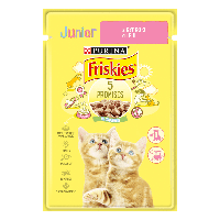 Корм для котов Friskies Junior (Фрискис юниор) для котят с курицей кусочки в соусе 85 г, Purina