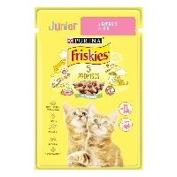 Корм для котів Friskies Junior (Фріскіс юніор) для кошенят з куркою шматочки у підливці 85 г, Purina