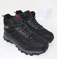 Ботинки мужские зимние черные с мембраной Waterproof