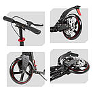 Самокат із дисковим гальмом Kidwell WXM RST-A02 Red, фото 10