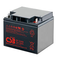 Аккумуляторная батарея CSB GP12400, 12V 40Ah (197х166х170мм), Q1