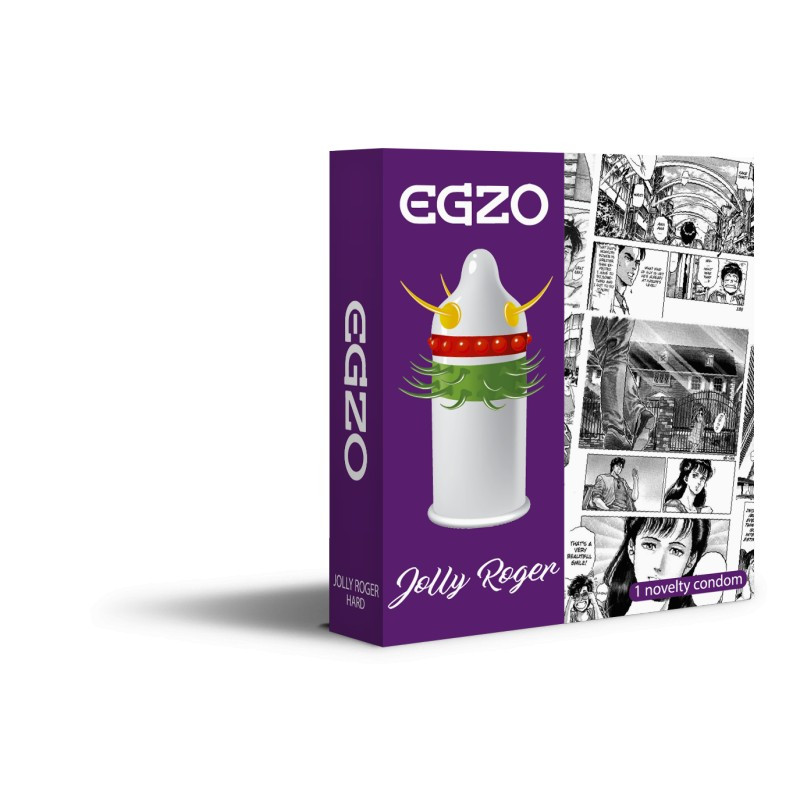 Презерватив EGZO Cocky Friend Purple Hard
