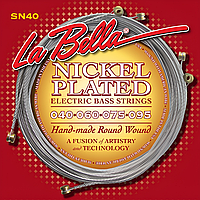 Струни для 4-струнної бас-гітари La Bella SN40 Nickel Plated .040 - .095