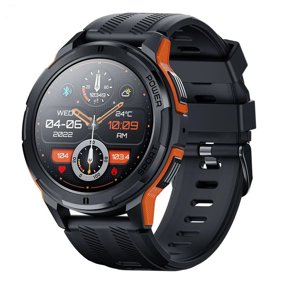 Смарт-годинник Lemfo C25 Orange/тактичні чоловічі смарт-годинники