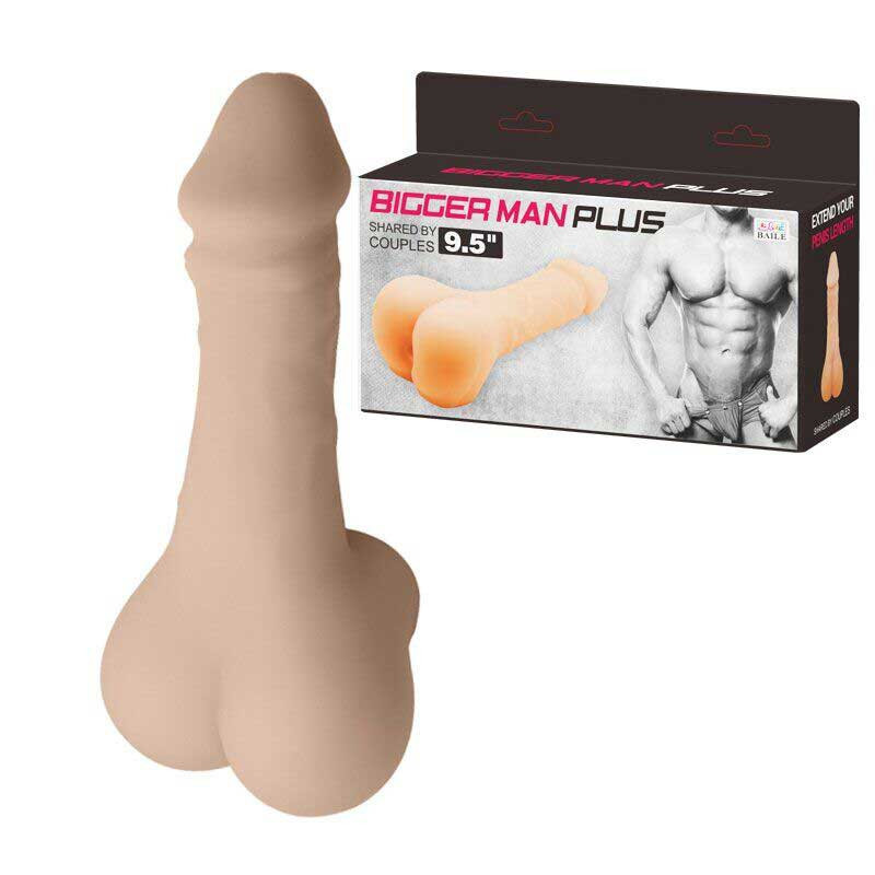 Мастурбатор-насадка Baile Bigger Man Plus, BM-009176-1