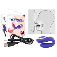 Вібратор для мінету Blowjob vibrator