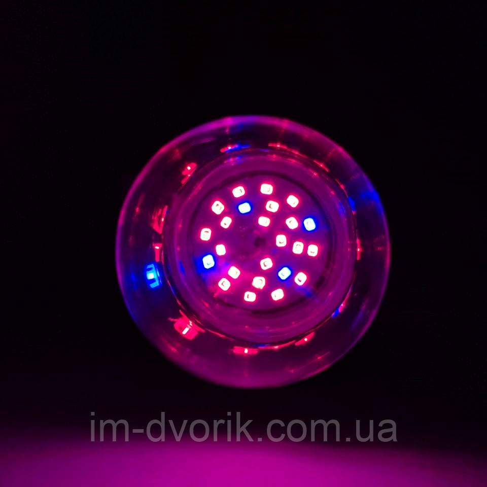 Лампа фіто для рослин 12W A60 E27 170-265V / LM3098 Led світлодіодна, фото 1