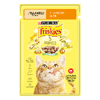 Корм для котов Friskies (Фрискис) с курицей кусочки в соусе 85 г, Purina