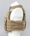 Плитоноска Plate Carrier жилет тактичний Mil-Tec Койот 13463105, фото 5