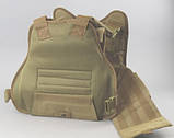 Плитоноска Plate Carrier жилет тактичний Mil-Tec Койот 13463105, фото 7