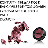 Компактні Тіні для повік Eyeshadows Foil Effect Paese 3,25g (313) rubin: mettallic, фото 4