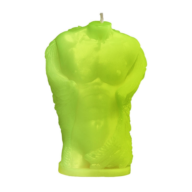Свічка LOVE FLAME — Angel Man Yellow Fluor