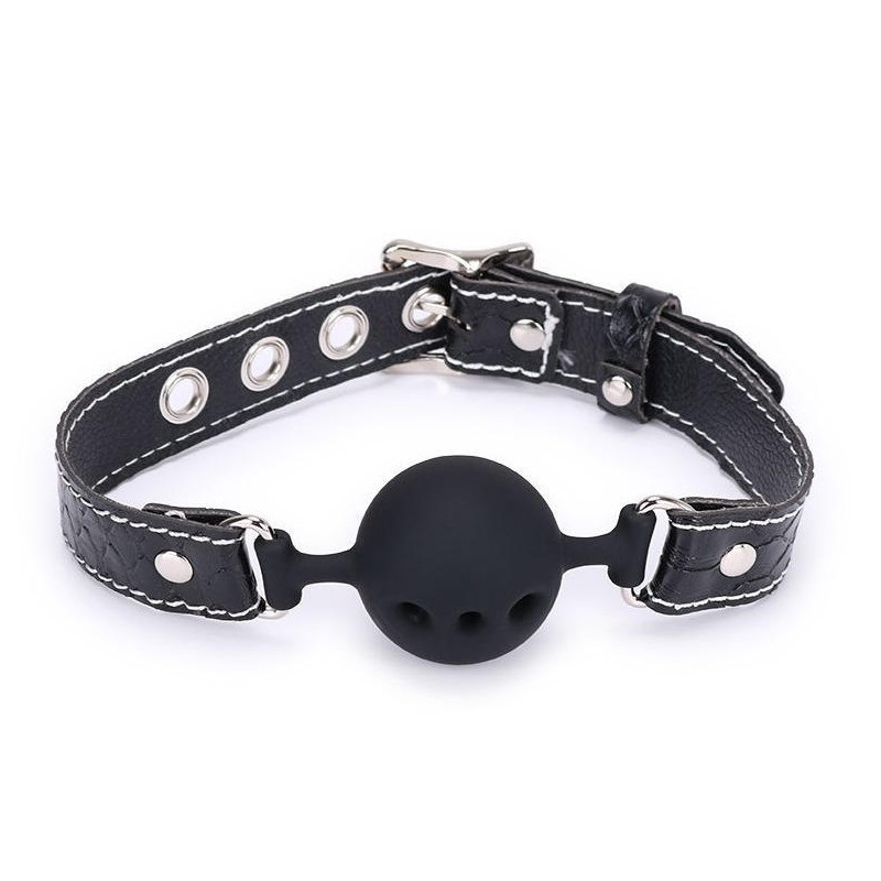 Силіконовий кляп Snake ball gag silicone, Black