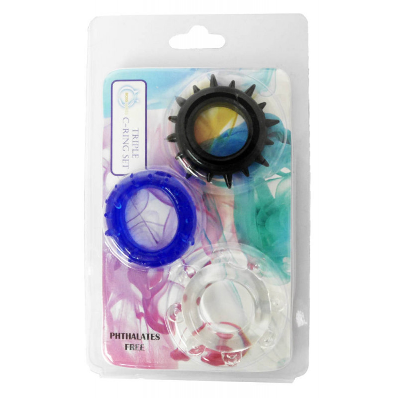 Набір рекційних кілець Triple C-RING SET color