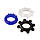 Набір рекційних кілець Triple C-RING SET color, фото 3
