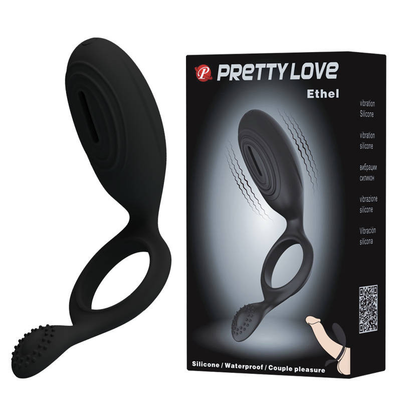 Кільце ерекційне з вібрацією Pretty Love Ethel, BI-026220