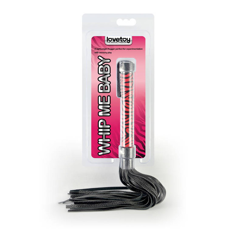 Плеть Whip Me Baby Leather Whip red