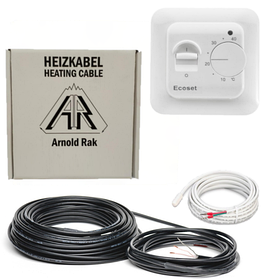 Нагрівальний кабель Arnold Rak 2025Вт 135 метрів (12,5 - 19,2 м2) з терморегулятором RTC 70.26