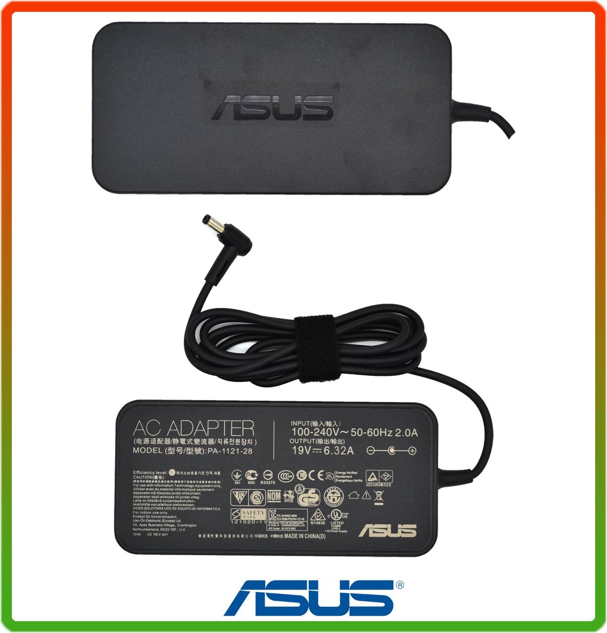 Блок живлення для ноутбука Asus 19V 6.32 A 120W (DC 5.5*2.5)