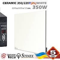 ОБОГРЕВАТЕЛЬ С ТЕРМОСТАТОМ КЕРАМИЧЕСКИЙ STINEX 350 ВТ CERAMIC 350/220-T(2L) WHITE