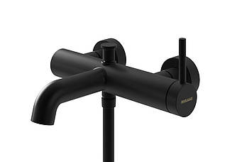Змішувач для ванни Kohlman Axel Black QW110AB