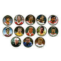 Набор сувенирных монет Collection Легенды Украинского футбола 1 гривна 26 мм 13 шт Разноцветный