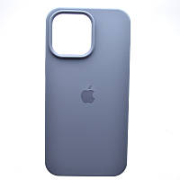 Чехол накладка Silicon Case Full Cover для iPhone 14 Pro Max Lavander Grey