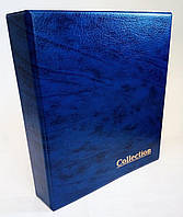 Альбом для монет в капсулах Schulz Collection 225х265х40 мм 120 ячеек Синий