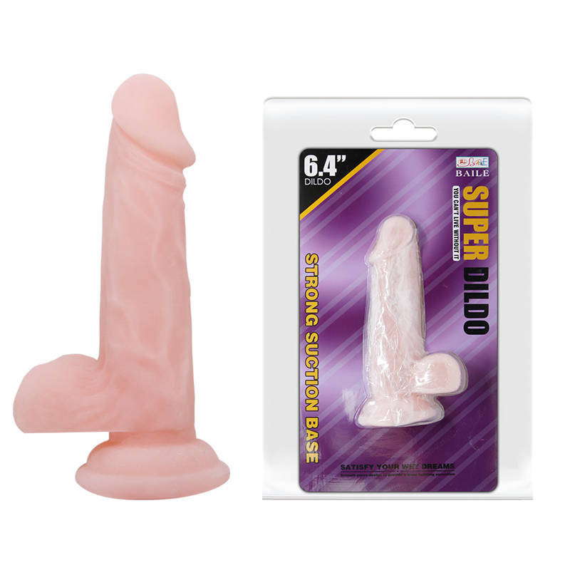 Фалоїмітатор на присоску Baile Super Dildo 6.4, BW-008094N