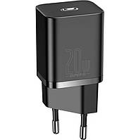 Адаптер мережевий BASEUS CCSUP-B01 Type-C, QC, 3A, чорний