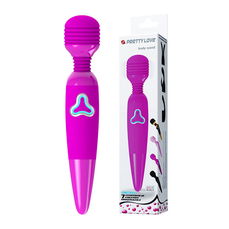 Вібромасажер Pretty Love Body Wand purple, BW-055010
