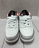Дитячі кросівки Y.Top аля JORDAN retro  white білі р32-33, фото 8