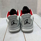 Дитячі кросівки Y.Top аля JORDAN retro  white білі р32-37, фото 3