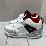Дитячі кросівки Y.Top аля JORDAN retro  white білі р32-33, фото 5