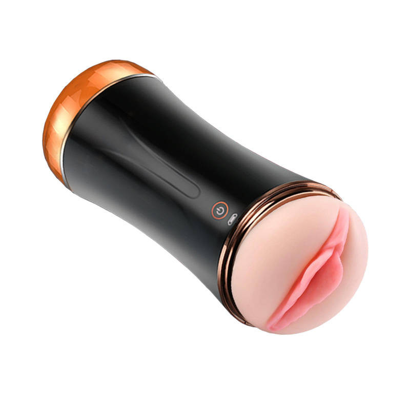 Подвійний мастурбатор із вібрацією та датчиком руху BOSS Vibrating Masturbation Cup