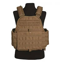 Плитоноска Plate Carrier жилет тактический Mil-Tec Койот 13463105